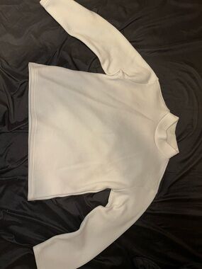 Minimalist White Turtleneck Sweater